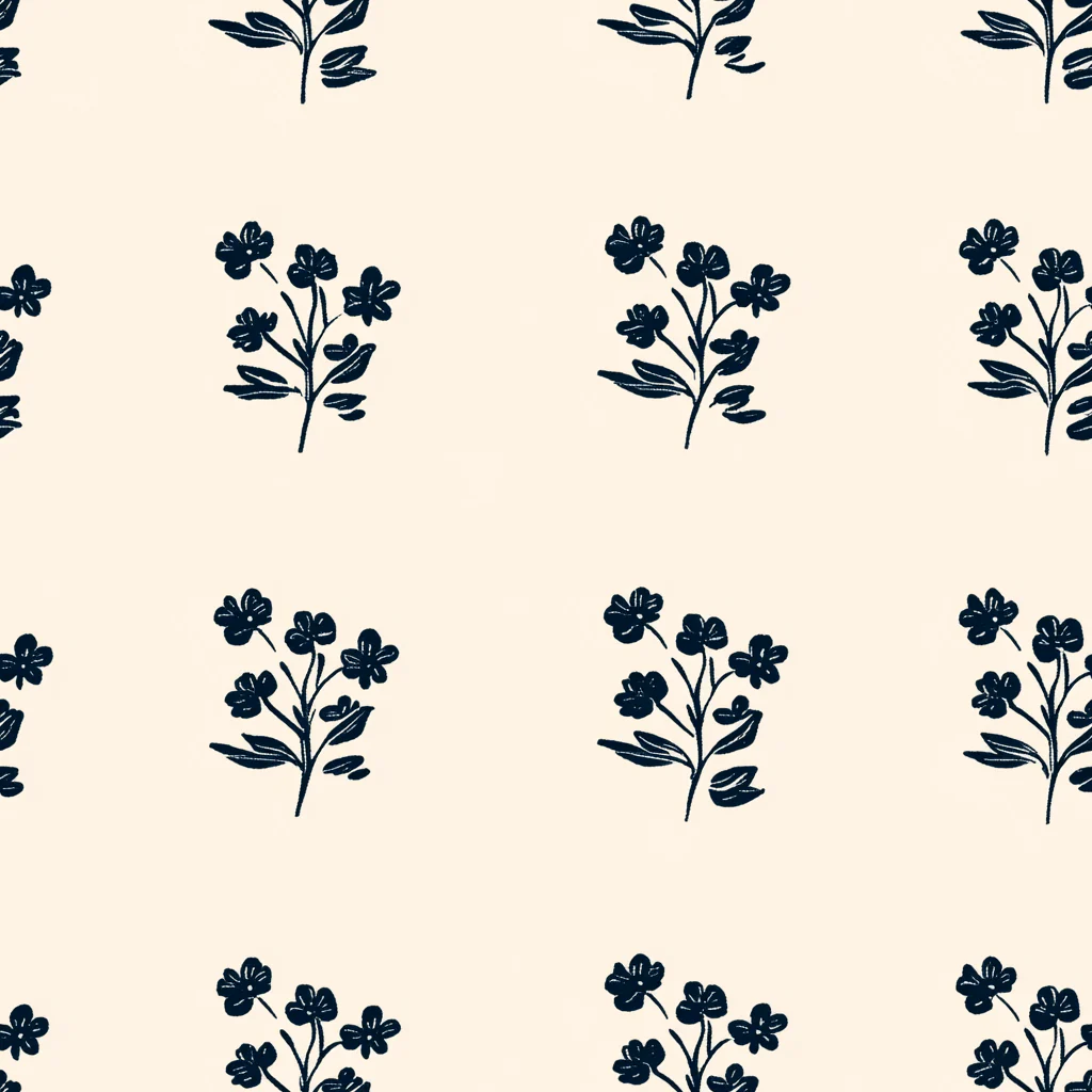 Inked Bloom Wallpaper