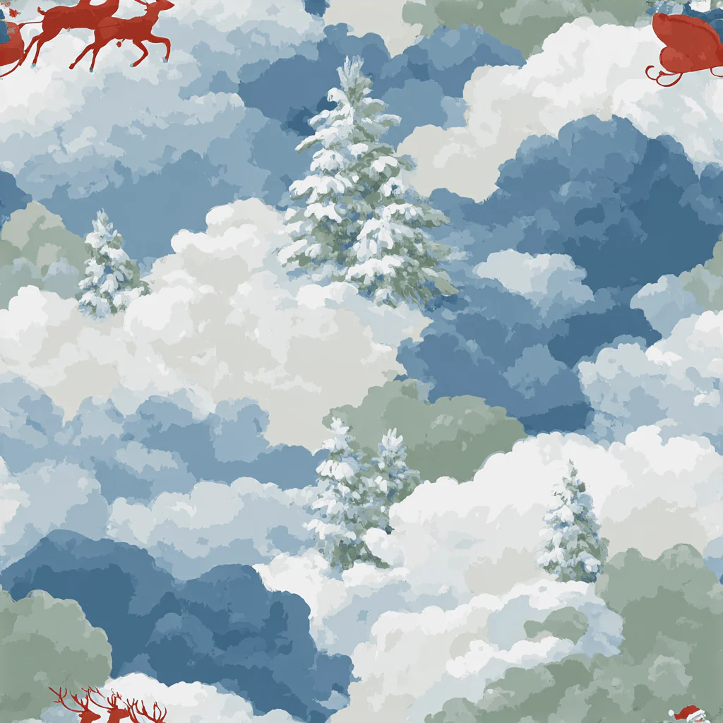 Starlit Sleigh Wallpaper