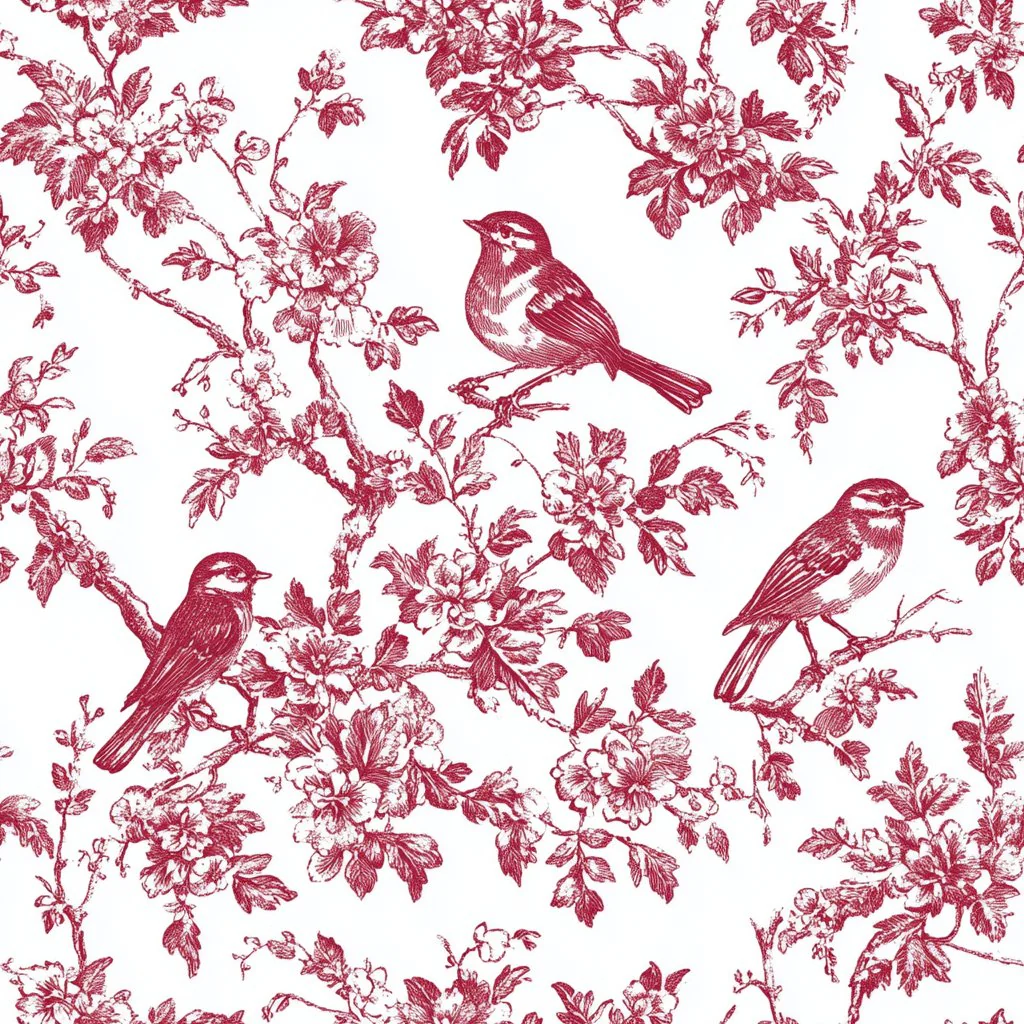 Vintage Songbird Wallpaper